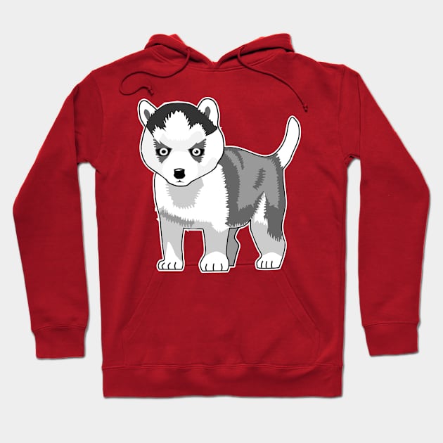 Siberian Husky Hoodie by denip